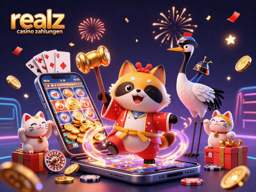 Realz Casino Zahlungen präsentieren sich mit verschiedenen Zahlungsmethoden und einer bunten Krypto-Auswahl.