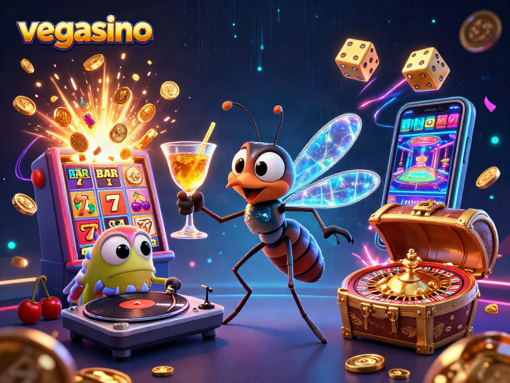 Experience the vibrant adventures of vegasino with a magical casino scene bursting with excitement and rewards.