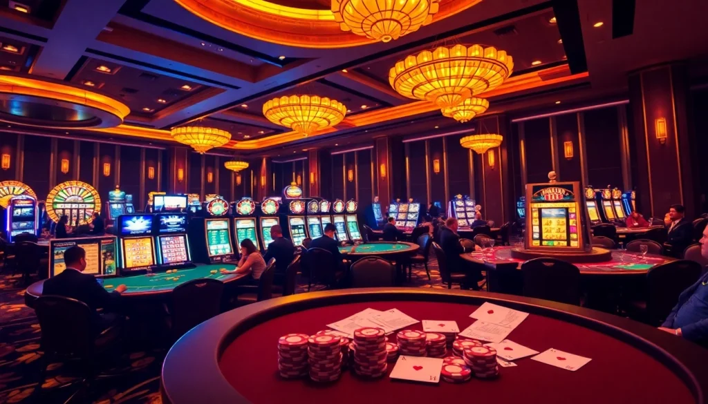 Experience the thrill of Trang Chủ Bet88 at an exciting casino filled with poker, roulette, and slot machines.